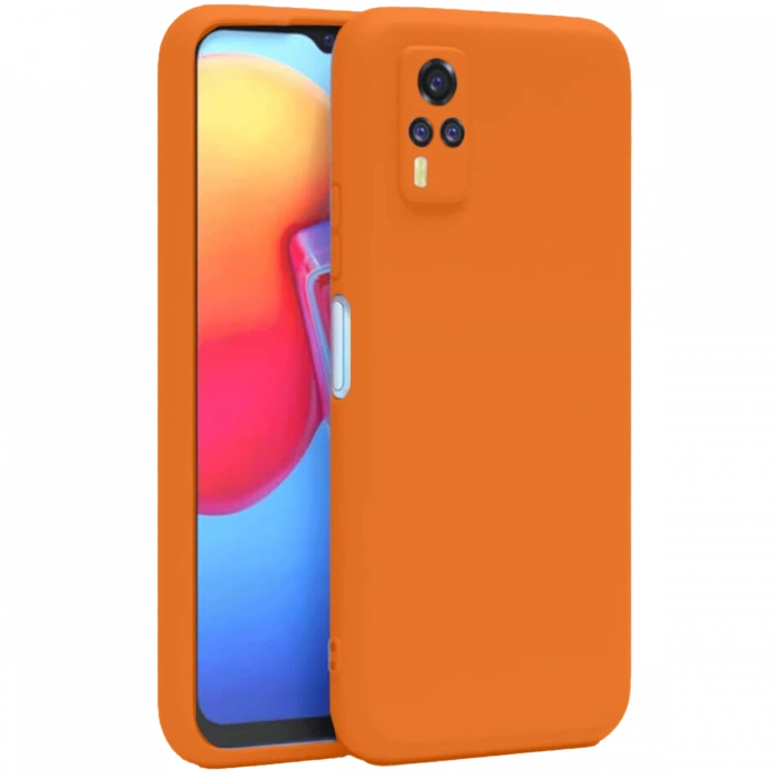 Vivo Y53S Kılıf Nano içi Kadife Silikon