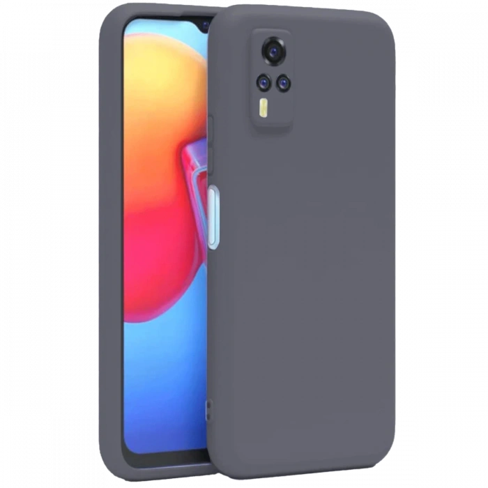 Vivo Y53S Kılıf Nano içi Kadife Silikon
