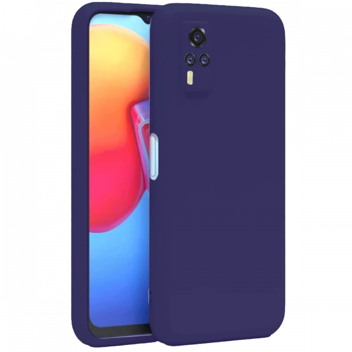 Vivo Y53S Kılıf Nano içi Kadife Silikon