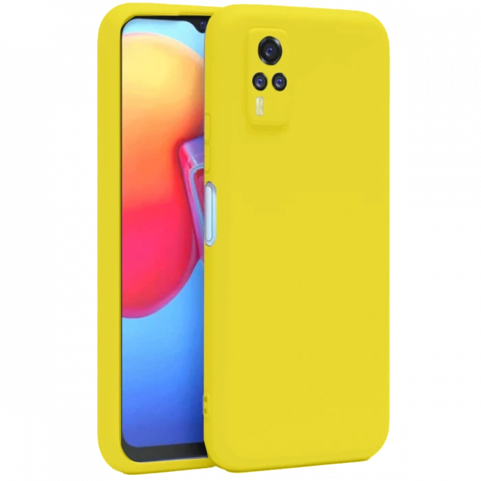 Vivo Y53S Kılıf Nano içi Kadife Silikon
