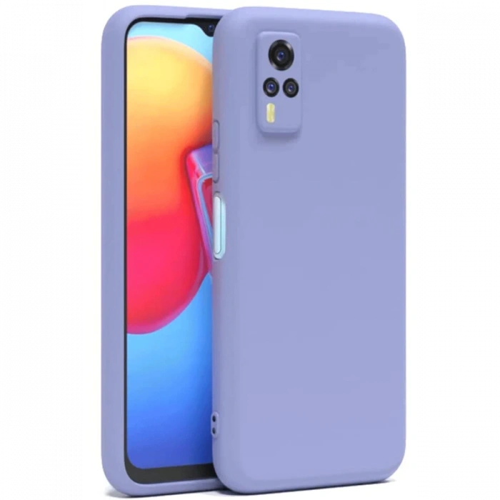 Vivo Y53S Kılıf Nano içi Kadife Silikon