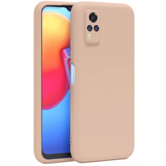 Vivo Y53S Kılıf Nano içi Kadife Silikon