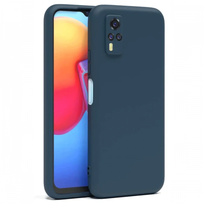 Vivo Y53S Kılıf Nano içi Kadife Silikon