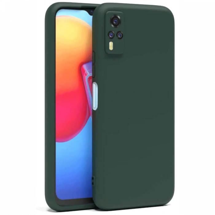 Vivo Y53S Kılıf Nano içi Kadife Silikon