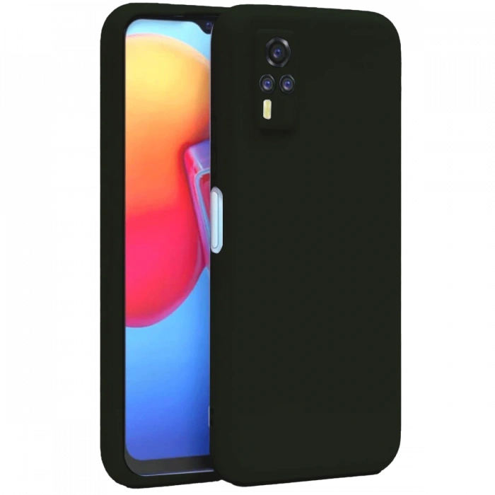 Vivo Y53S Kılıf Nano içi Kadife Silikon