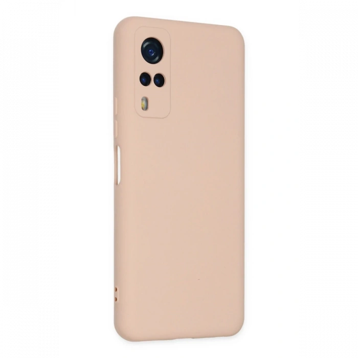 Vivo Y53S Kılıf Nano içi Kadife Silikon