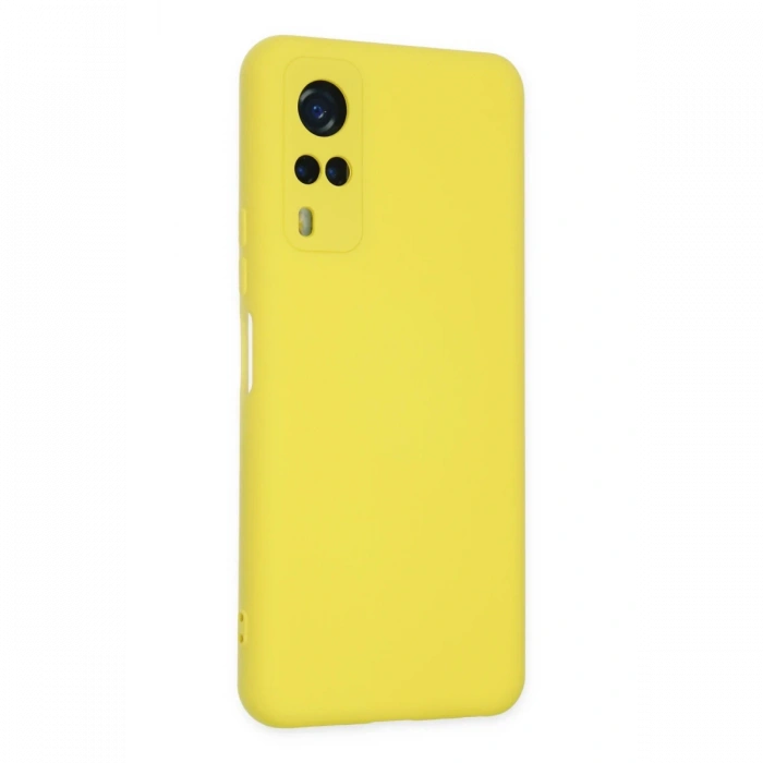 Vivo Y53S Kılıf Nano içi Kadife Silikon