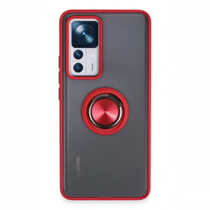 Xiaomi Mi 12T Pro Kılıf Montreal Yüzüklü Silikon Kapak