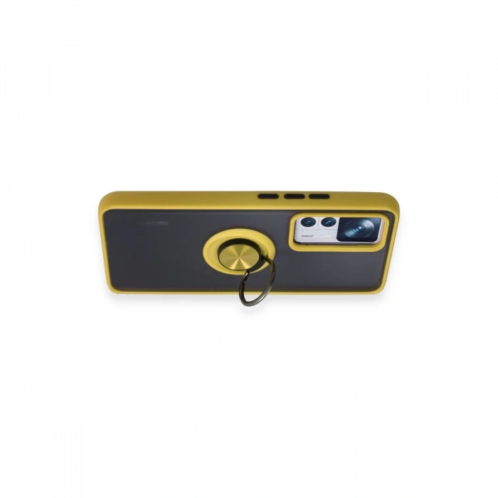 Xiaomi Mi 12T Pro Kılıf Montreal Yüzüklü Silikon Kapak