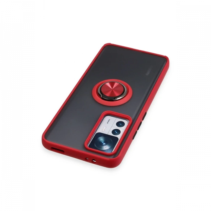 Xiaomi Mi 12T Pro Kılıf Montreal Yüzüklü Silikon Kapak