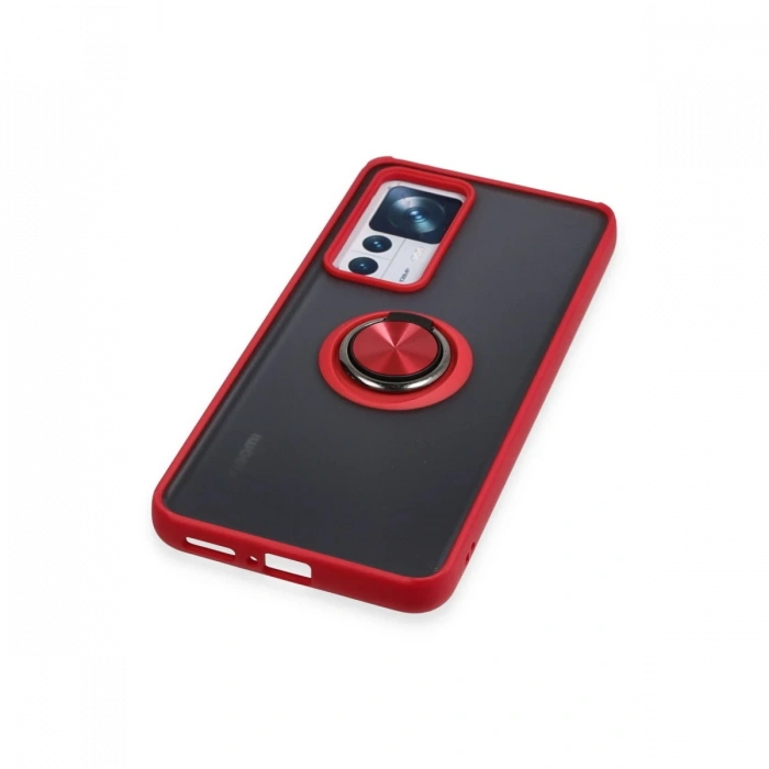 Xiaomi Mi 12T Pro Kılıf Montreal Yüzüklü Silikon Kapak