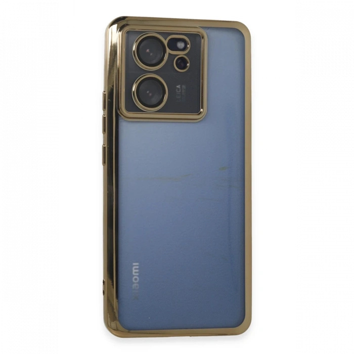 Xiaomi Mi 13T Kılıf Razer Lensli Silikon - Gold