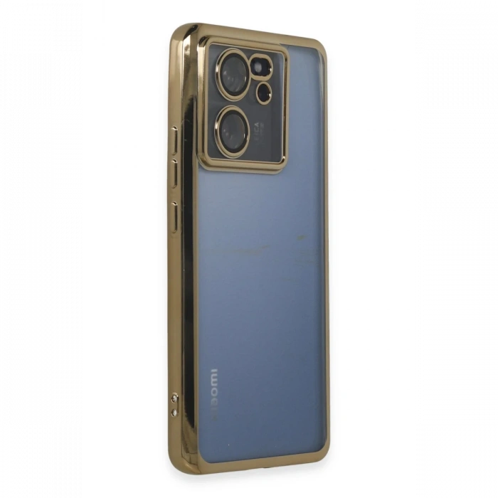 Xiaomi Mi 13T Kılıf Razer Lensli Silikon - Gold