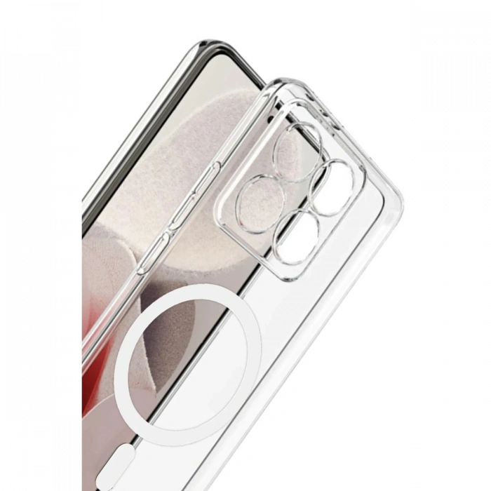 Joy Tekno Xiaomi Mi 14T Combo Sert Şeffaf Magsafe Kapak - Şeffaf