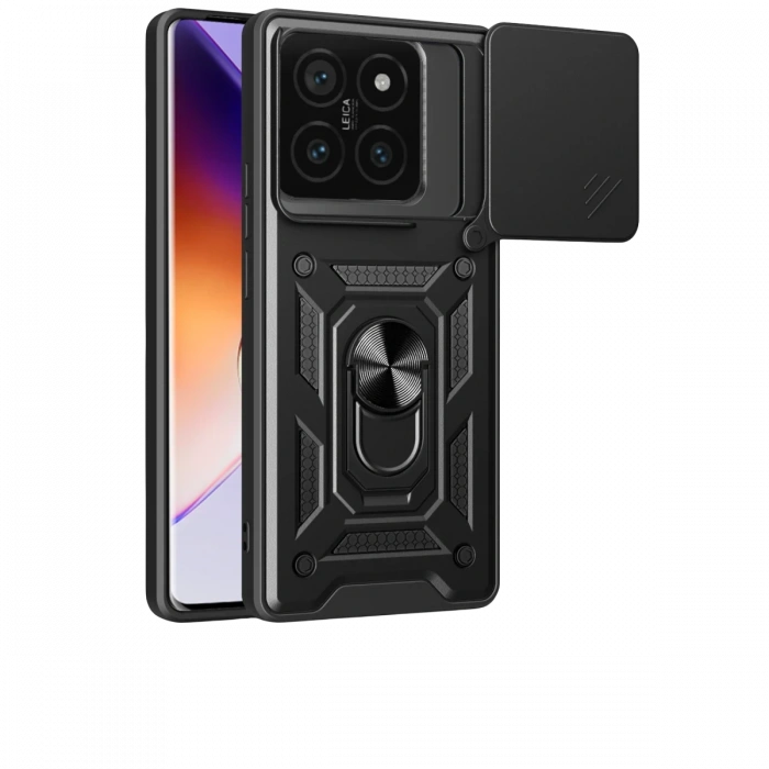 Xiaomi Mi 14T Pro Kılıf Pars Lens Yüzüklü Silikon