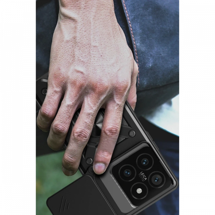 Xiaomi Mi 14T Pro Kılıf Pars Lens Yüzüklü Silikon