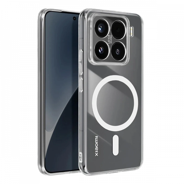 Joy Tekno Xiaomi Mi 15 Combo Sert Şeffaf Magsafe Kapak - Şeffaf