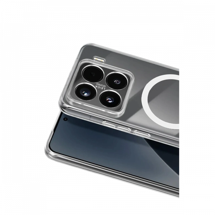 Joy Tekno Xiaomi Mi 15 Combo Sert Şeffaf Magsafe Kapak - Şeffaf