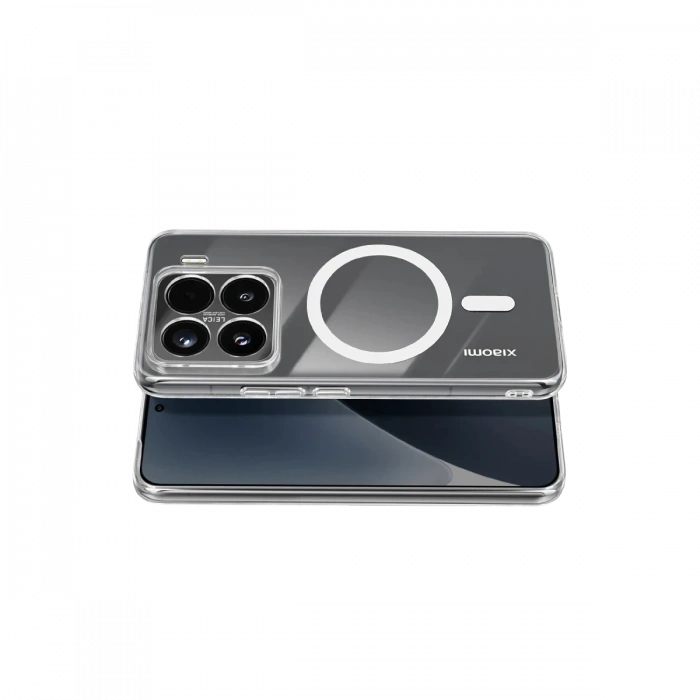 Joy Tekno Xiaomi Mi 15 Combo Sert Şeffaf Magsafe Kapak - Şeffaf