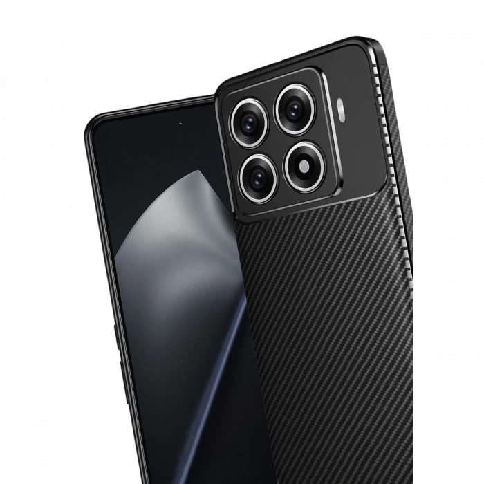 Joy Tekno Xiaomi Mi 15T Pro Auto Focus Karbon Kapak - Siyah