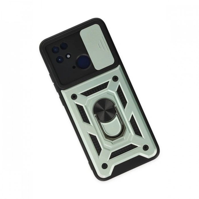 Xiaomi Redmi 10C Kılıf Pars Lens Yüzüklü Silikon