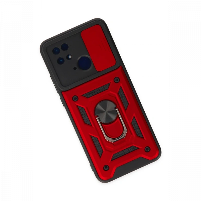 Xiaomi Redmi 10C Kılıf Pars Lens Yüzüklü Silikon