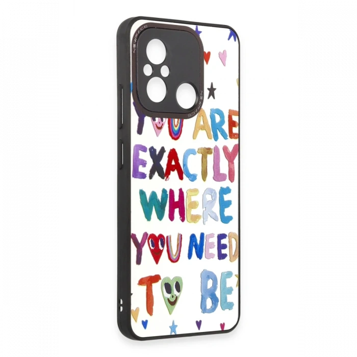 Xiaomi Redmi 12C Kılıf Mirror Desenli Kapak