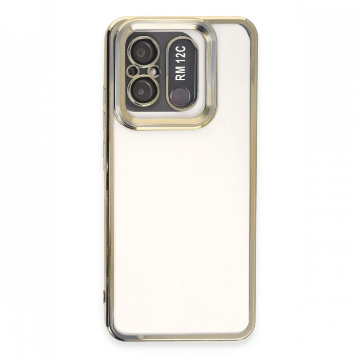 Joy Tekno Xiaomi Redmi 12C Kılıf Slot Silikon - Gold