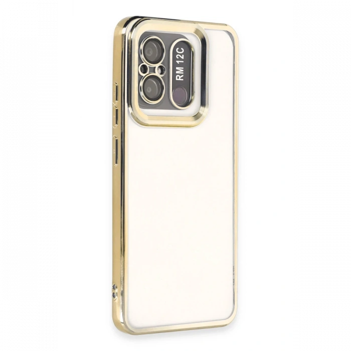 Joy Tekno Xiaomi Redmi 12C Kılıf Slot Silikon - Gold