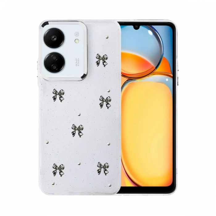 Xiaomi Redmi 13C Fiyonk Desenli Kapak