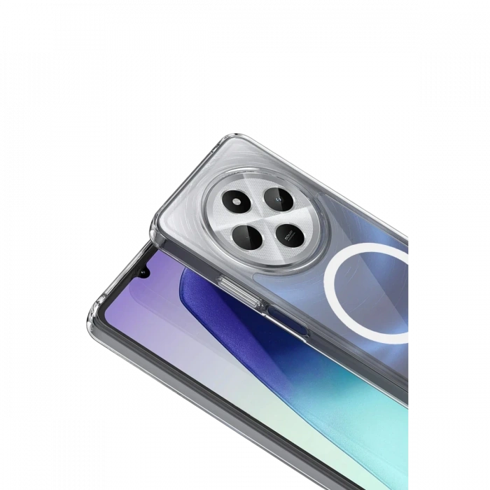 Joy Tekno Xiaomi Redmi 14C Combo Sert Şeffaf Magsafe Kapak - Şeffaf