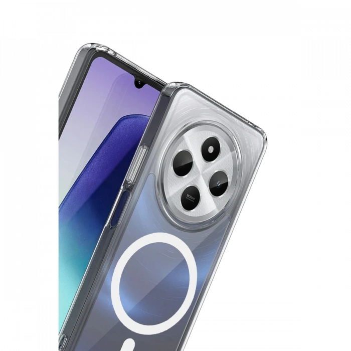Joy Tekno Xiaomi Redmi 14C Combo Sert Şeffaf Magsafe Kapak - Şeffaf