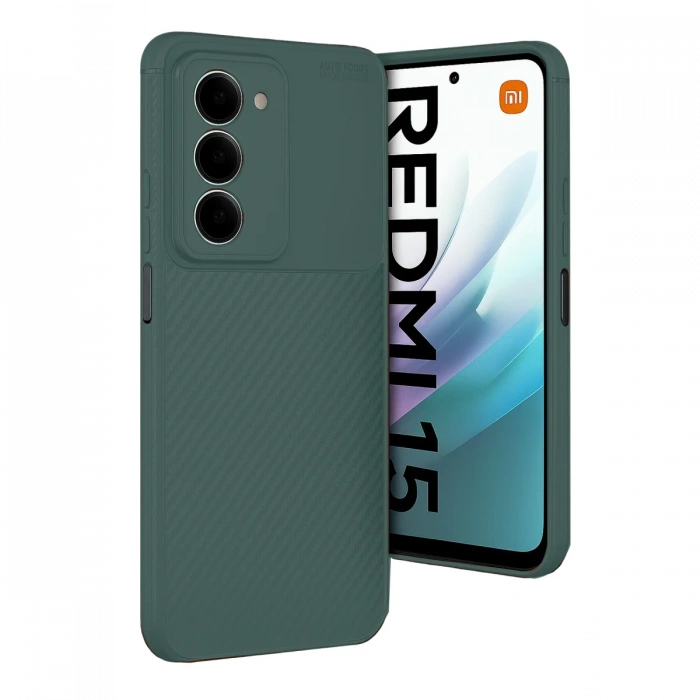 Joy Tekno Xiaomi Redmi 15 4G Auto Focus Karbon Kapak