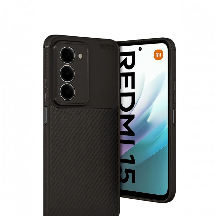 Joy Tekno Xiaomi Redmi 15 4G Auto Focus Karbon Kapak