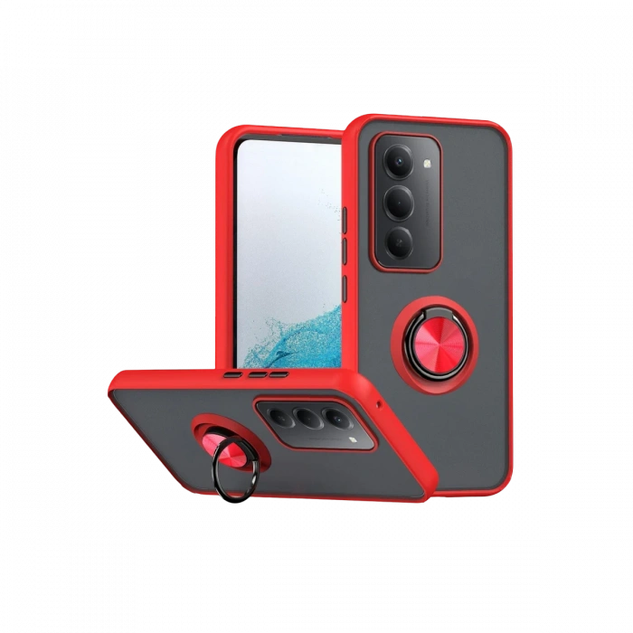 Joy Tekno Xiaomi Redmi 15 4G Montreal Yüzüklü Silikon Kapak