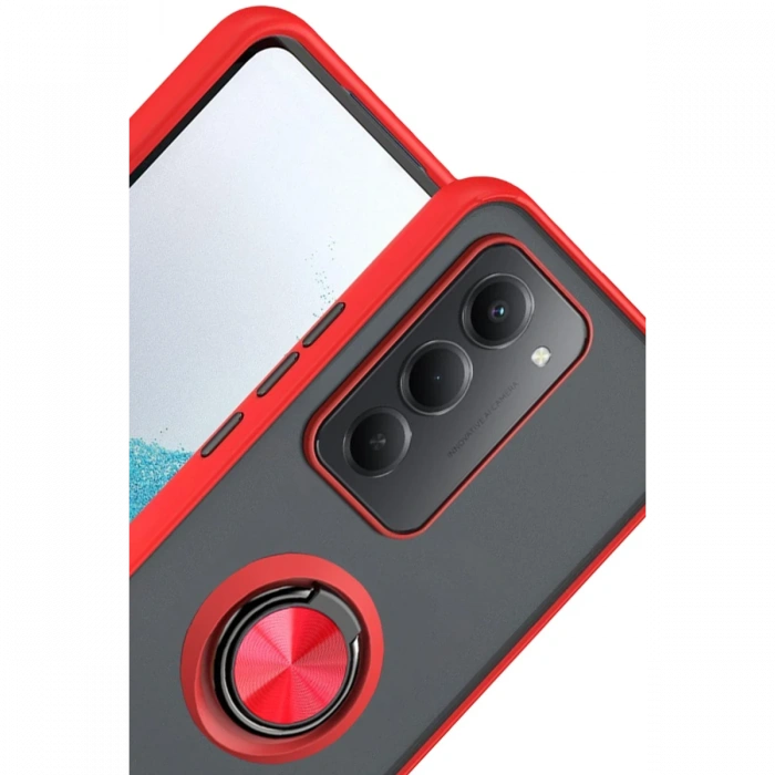 Joy Tekno Xiaomi Redmi 15 4G Montreal Yüzüklü Silikon Kapak