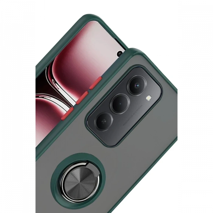 Joy Tekno Xiaomi Redmi 15 4G Montreal Yüzüklü Silikon Kapak