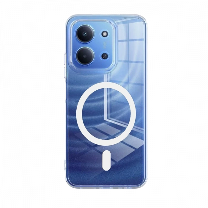 Joy Tekno Xiaomi Redmi 15C 4G Combo Sert Şeffaf Magsafe Kapak - Şeffaf