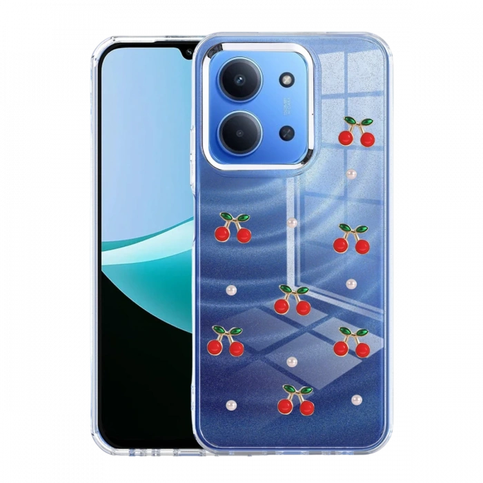 Joy Tekno Xiaomi Redmi 15C 4G Fiyonk Desenli Kapak