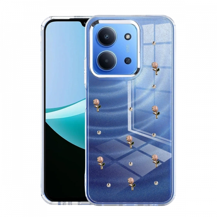 Joy Tekno Xiaomi Redmi 15C 4G Fiyonk Desenli Kapak