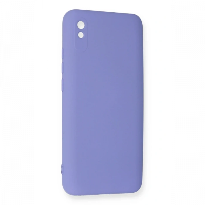 Xiaomi Redmi 9A Kılıf Nano içi Kadife Silikon - Lila