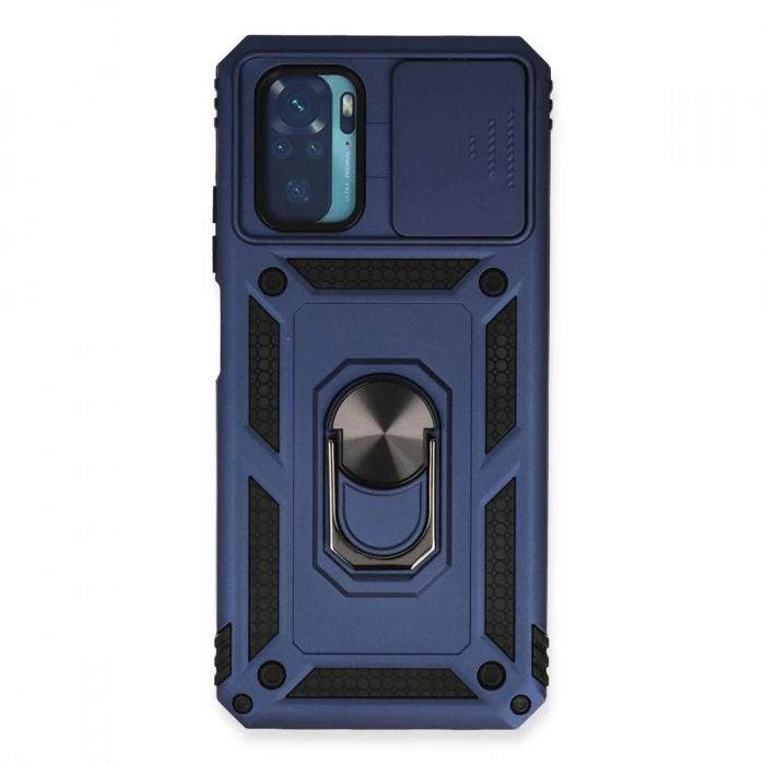 Xiaomi Redmi Note 10 Kılıf Pars Lens Yüzüklü Silikon