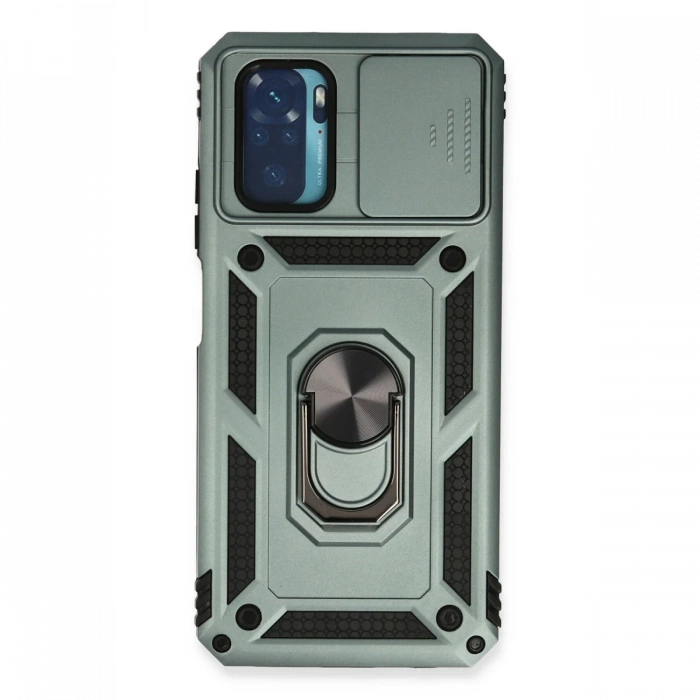 Xiaomi Redmi Note 10 Kılıf Pars Lens Yüzüklü Silikon