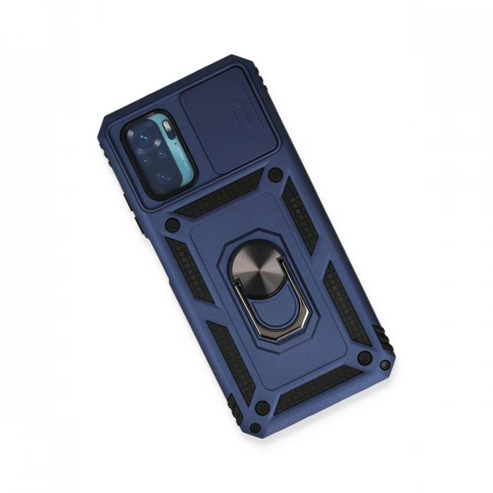 Xiaomi Redmi Note 10 Kılıf Pars Lens Yüzüklü Silikon