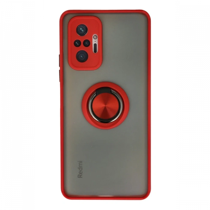 Xiaomi Redmi Note 10 Pro Kılıf Montreal Yüzüklü Silikon Kapak