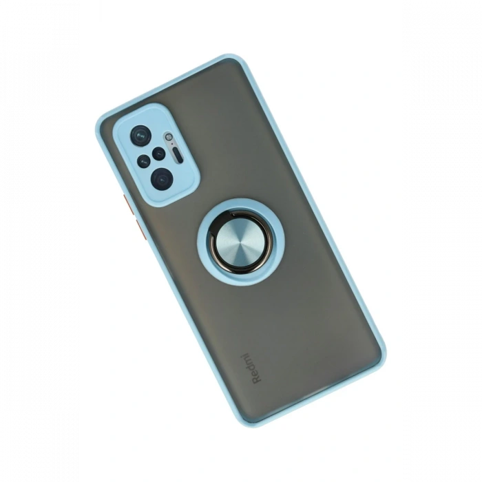 Xiaomi Redmi Note 10 Pro Kılıf Montreal Yüzüklü Silikon Kapak