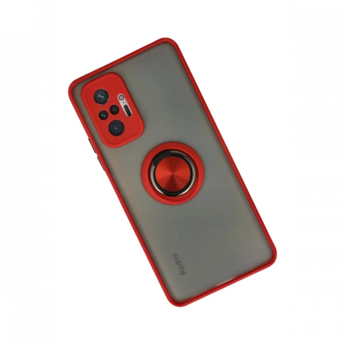 Xiaomi Redmi Note 10 Pro Kılıf Montreal Yüzüklü Silikon Kapak