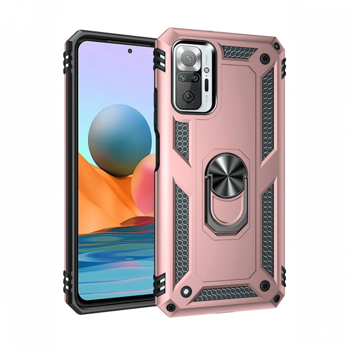 Xiaomi Redmi Note 10 Pro Kılıf Sofya Yüzüklü Silikon Kapak