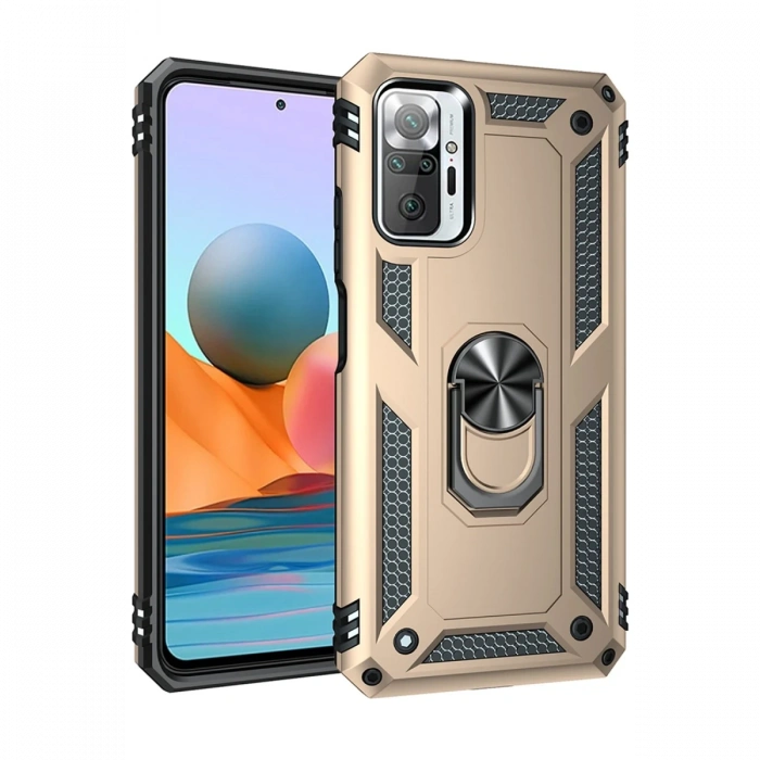 Xiaomi Redmi Note 10 Pro Kılıf Sofya Yüzüklü Silikon Kapak