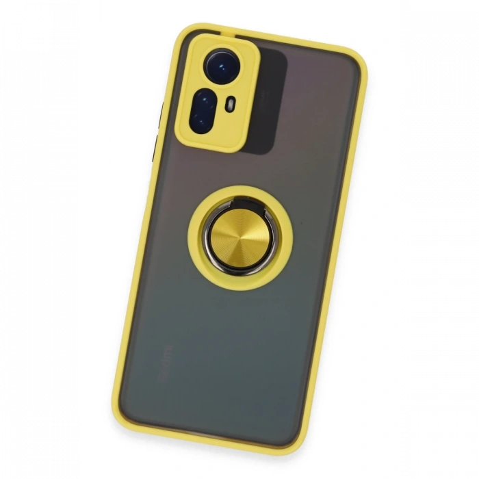 Xiaomi Redmi Note 12S Kılıf Montreal Yüzüklü Silikon Kapak